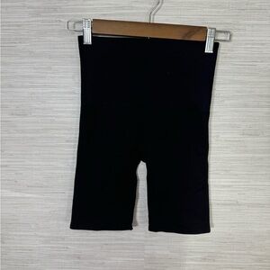 High Rise Black Spanx Shorts